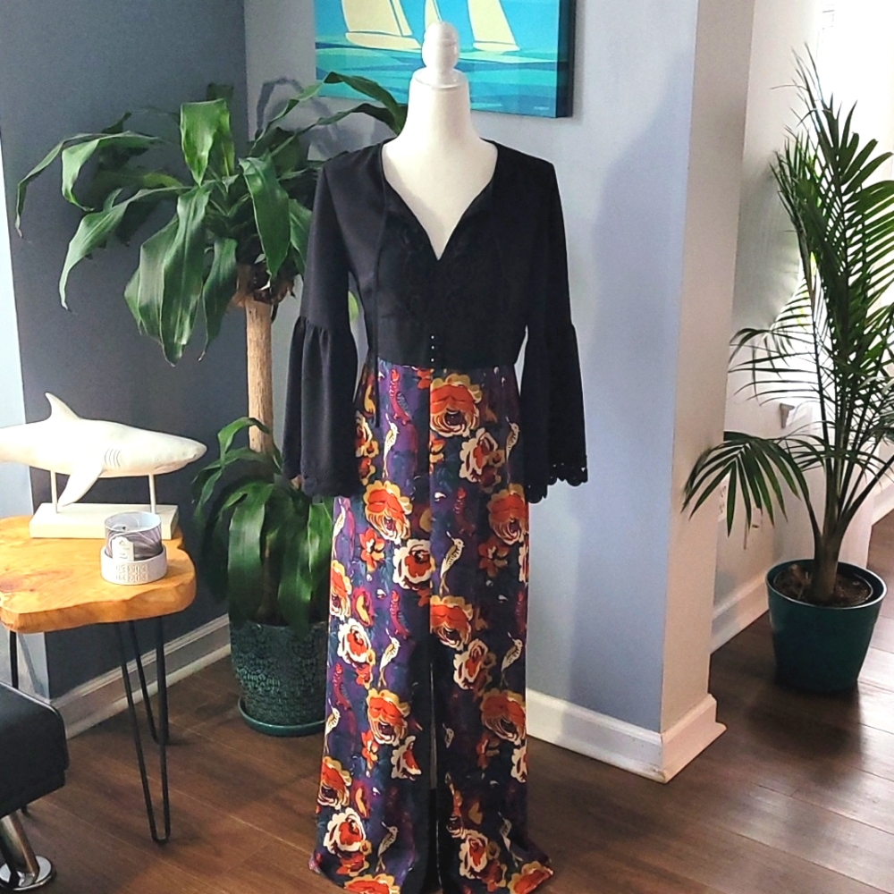 ModCloth X Anna Sui "Rooted In Retro" Maxi Dress